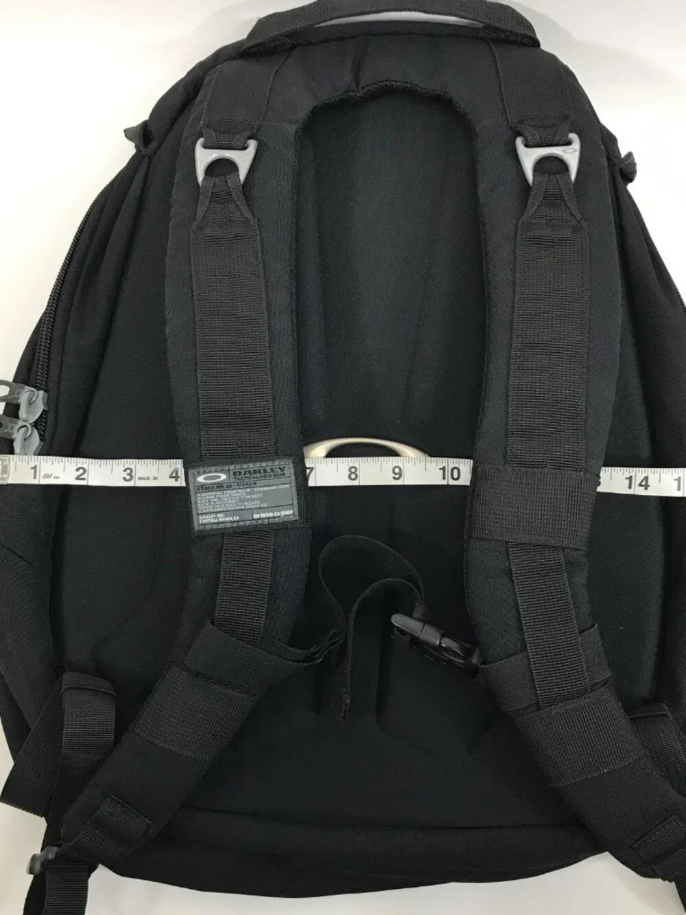 Vintage Oakley Tactical Field Gear Backpack Black Y2K